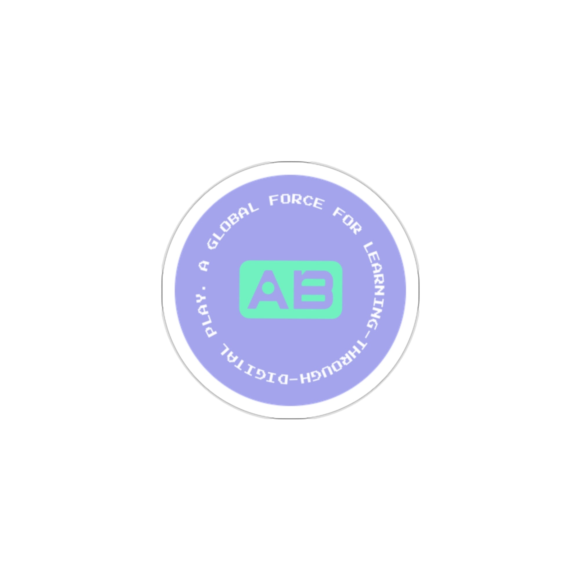 AB "Digital Play" Sticker - Lavender