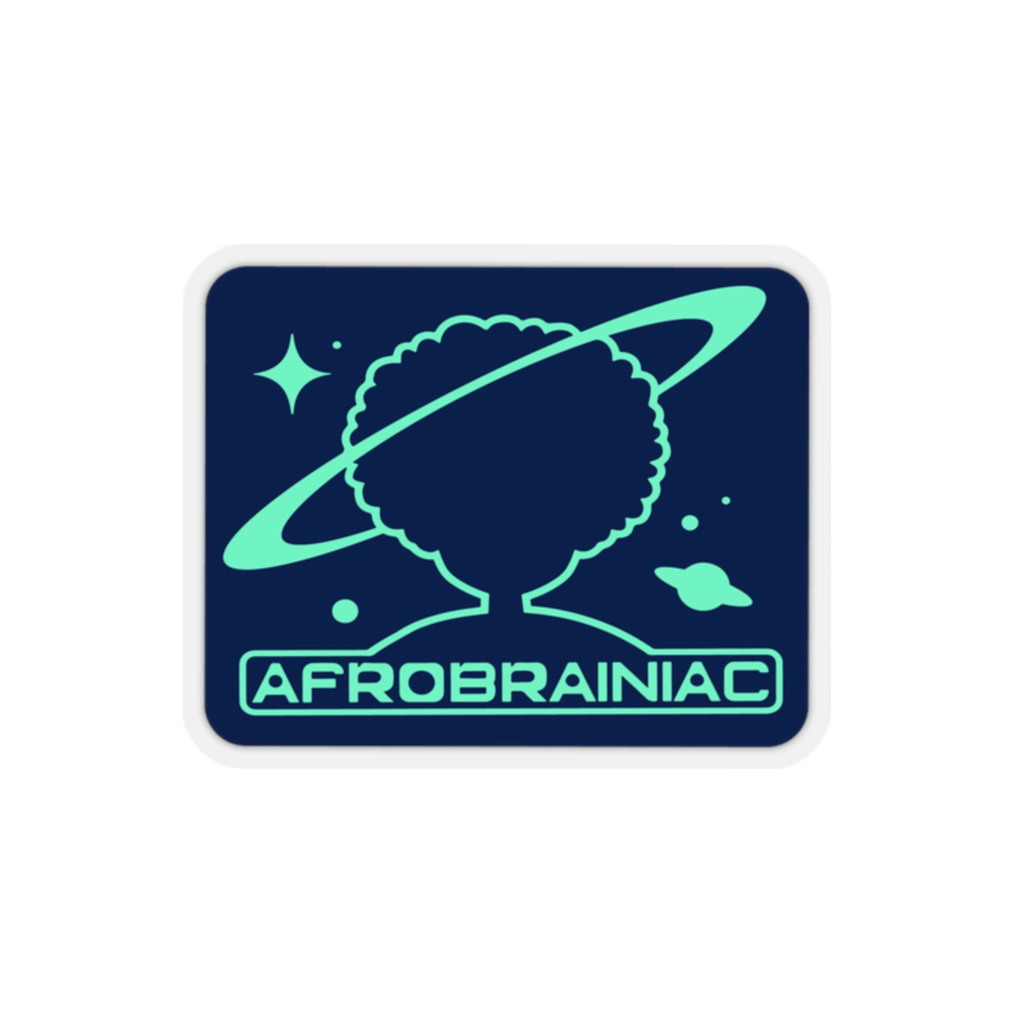 AB "Brainiac" Sticker - Midnight Blue