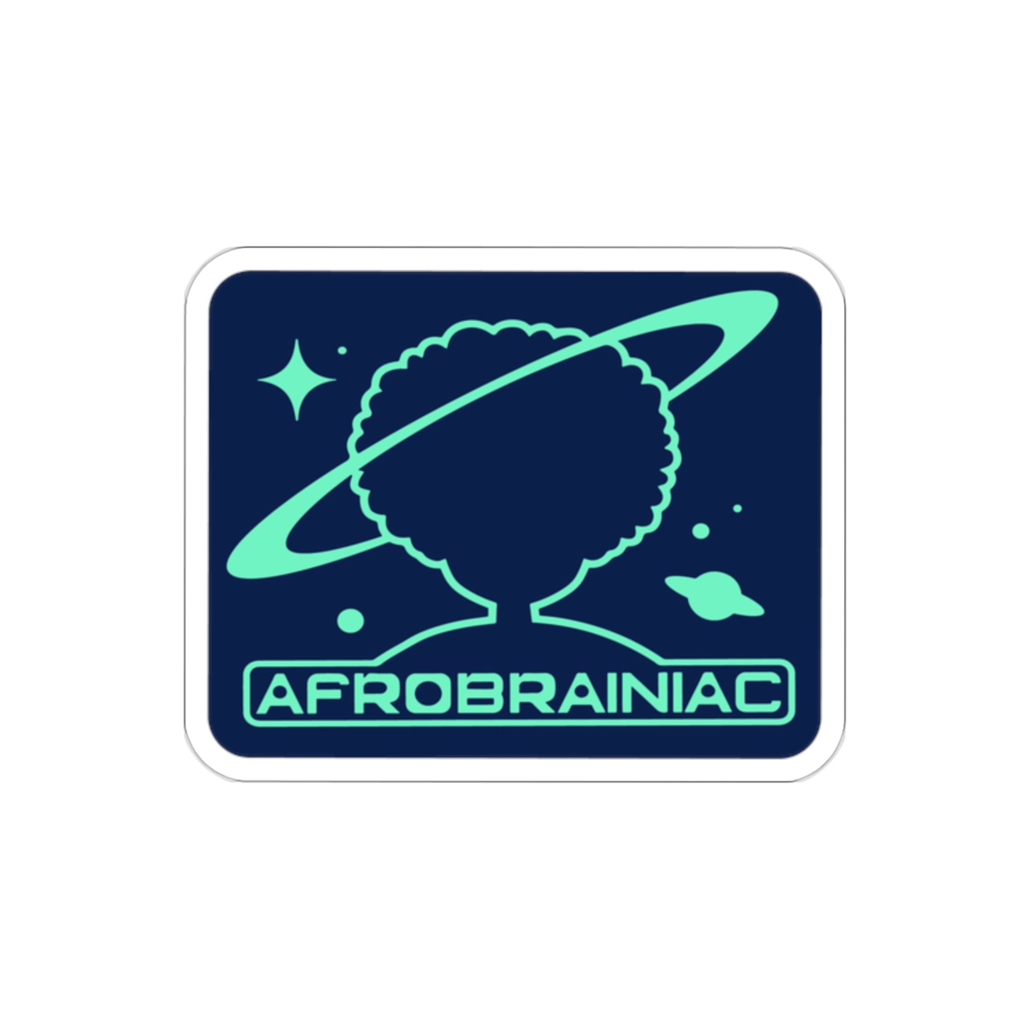 AB "Brainiac" Sticker - Midnight Blue