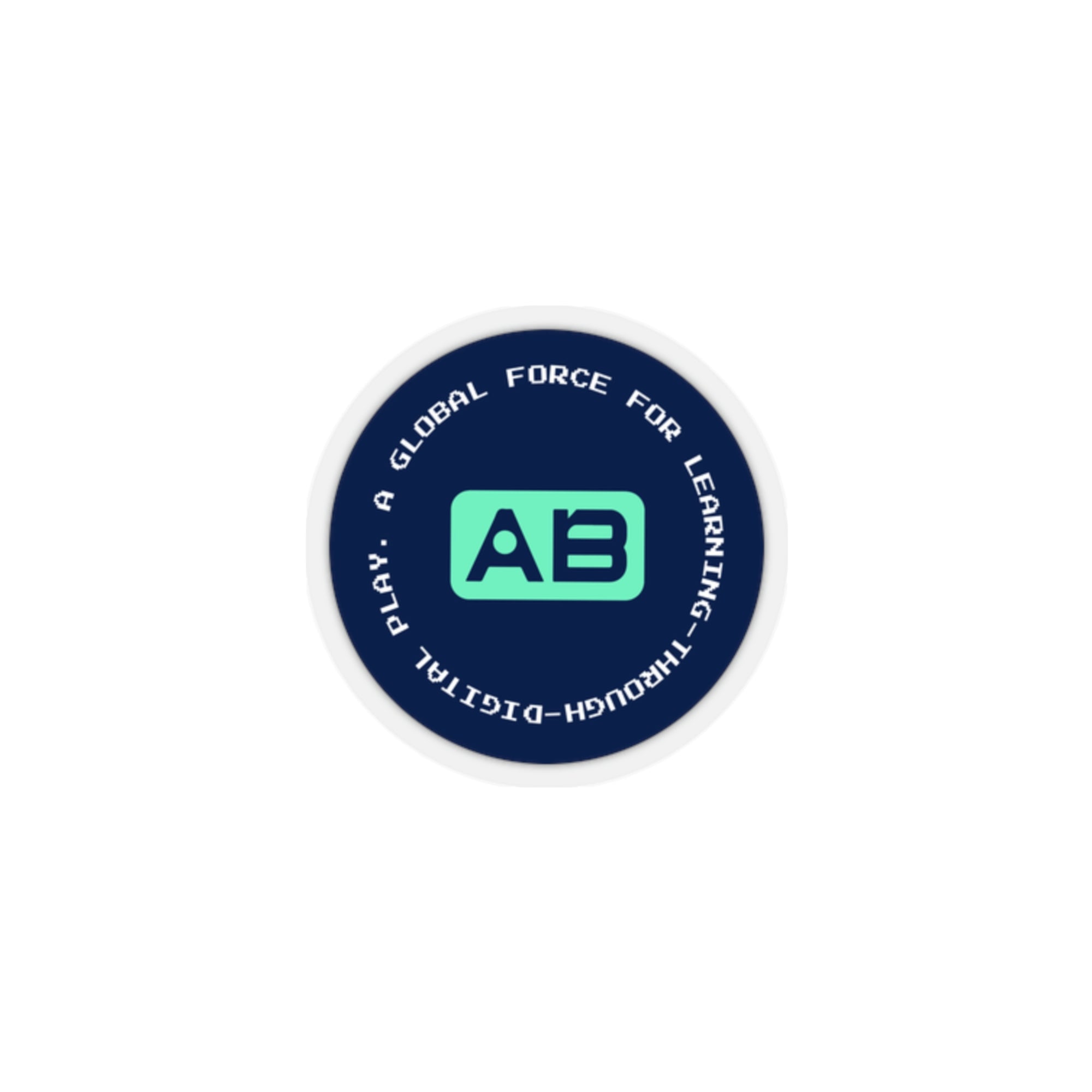 AB "Digital Play" Sticker - Midnight Blue