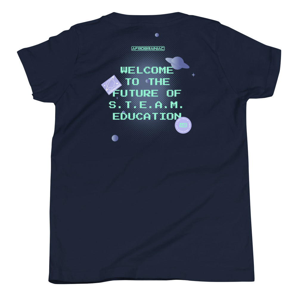 AB "Welcome to Future" Unisex Youth T-Shirt - Seafoam Green